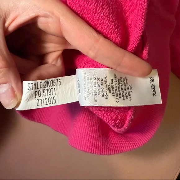 Vineyard Vines Pink Quarter Zip Pullover Women’s Large Blue Whale Logo Preppy - Picture 10 of 11